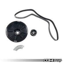 Load image into Gallery viewer, 034Motorsport Dual Pulley Hardware Kit, 190mm, Audi B8 S4/S5/Q5/SQ5, C7 A6/A7, D4 A8 3.0 TFSI