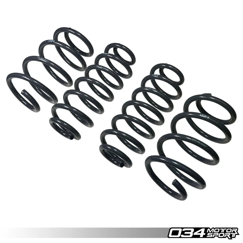 034Motorsport Dynamic+ Lowering Springs for 8P Audi A3 3.2 VR6