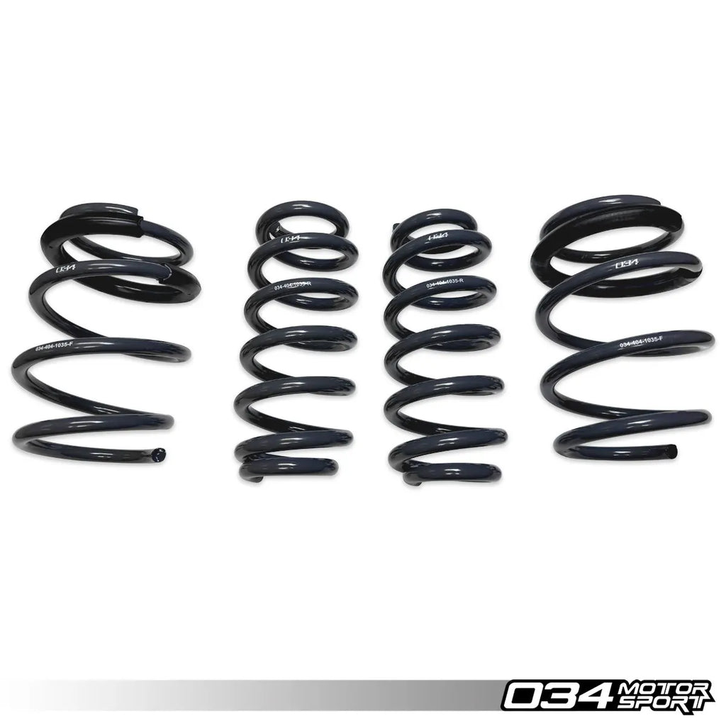 034Motorsport Dynamic+ Lowering Springs For Audi 8Y RS3