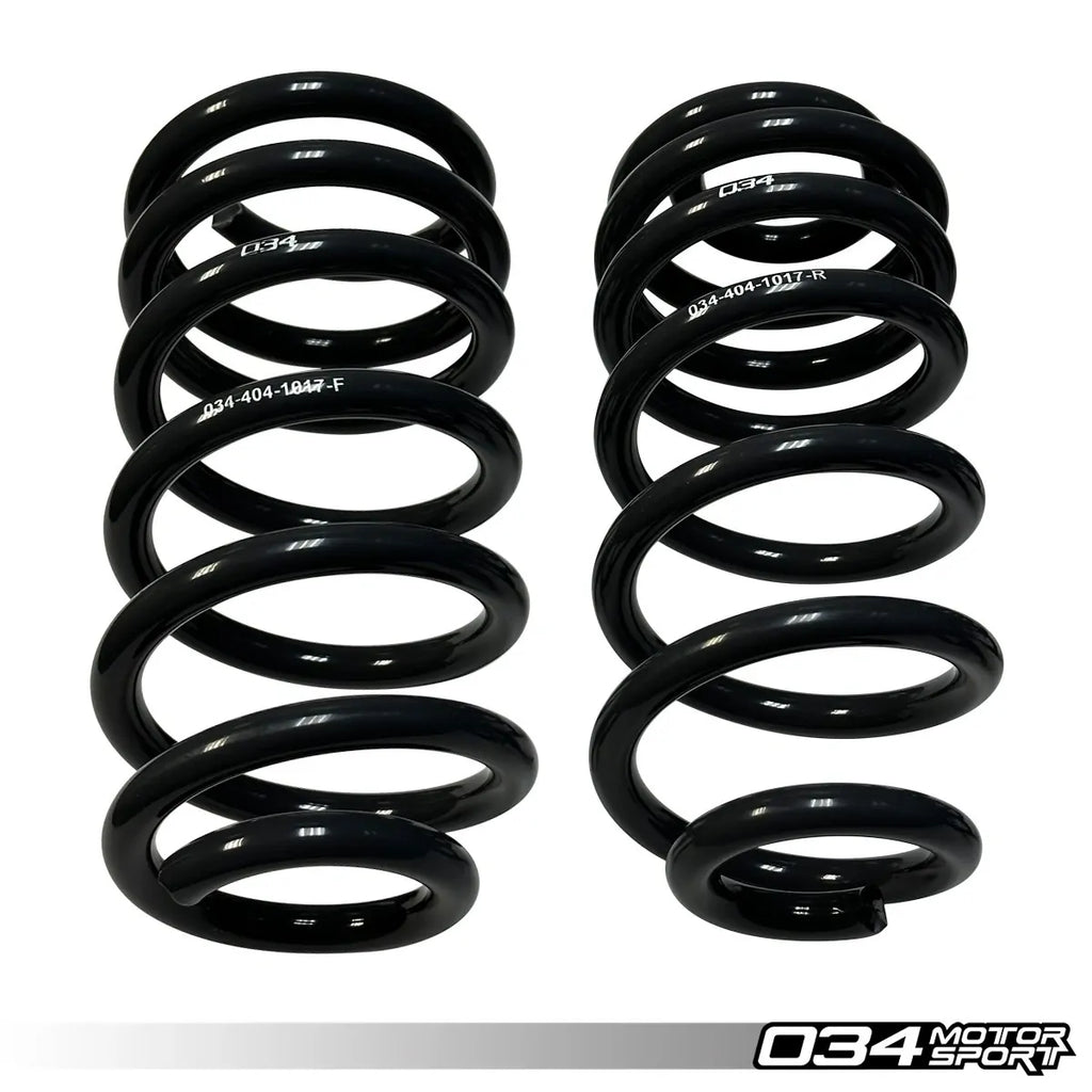 034Motorsport Dynamic+ Lowering Springs for B9/B9.5 Audi RS5