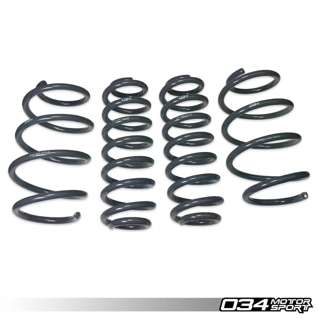 034Motorsport Dynamic+ Lowering Springs for MK7 Volkswagen E-Golf