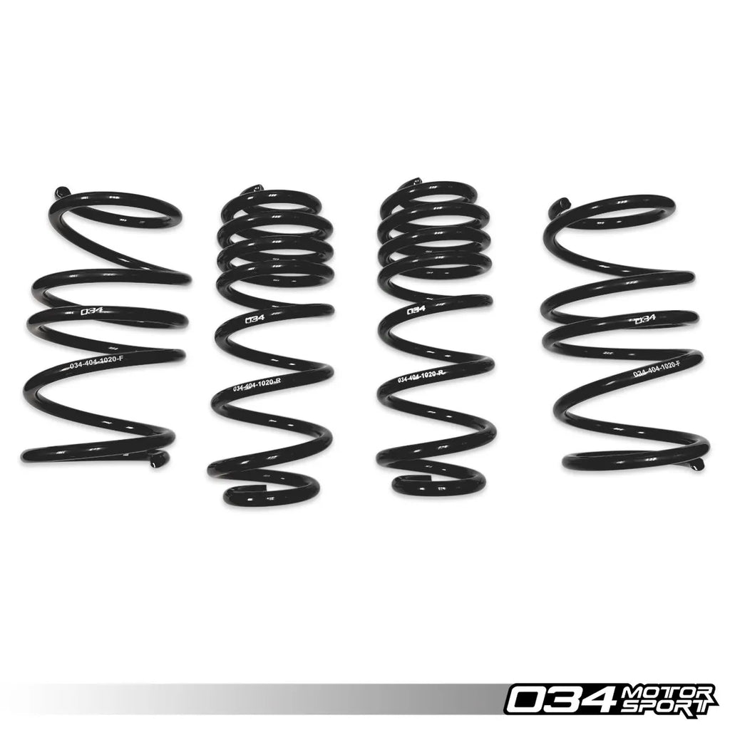 034Motorsport Dynamic+ Lowering Springs for MK8 Volkswagen GTI