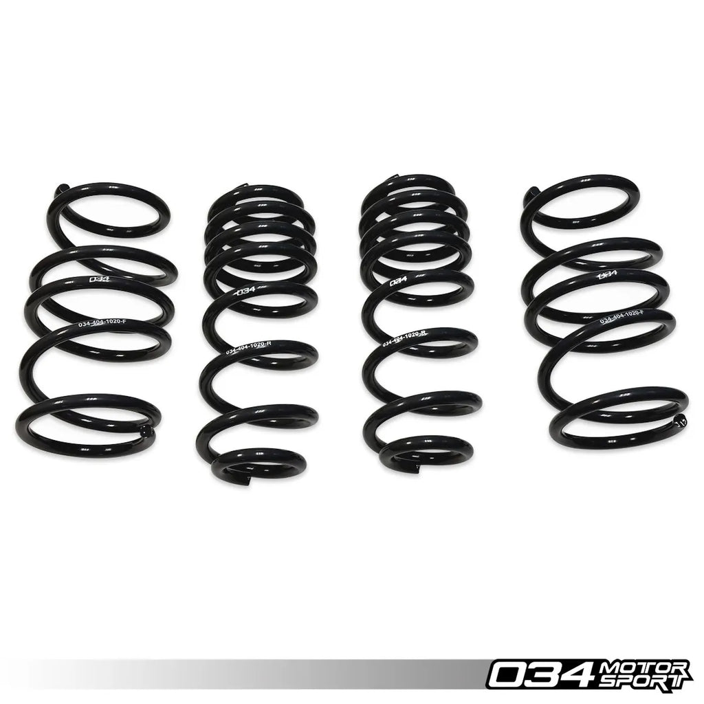 034Motorsport Dynamic+ Lowering Springs for MK8 Volkswagen GTI