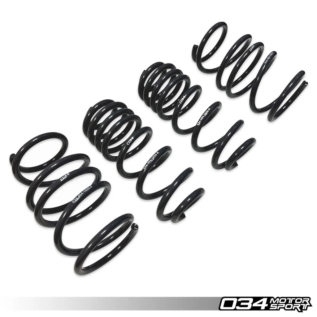 034Motorsport Dynamic+ Lowering Springs for MK8 Volkswagen GTI