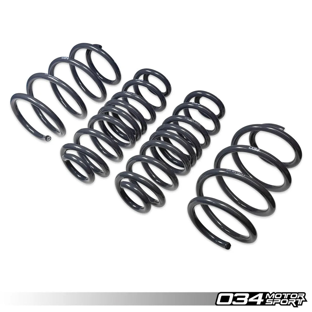 034Motorsport Dynamic+ Lowering Springs for MQB Volkswagen Tiguan 2.0T