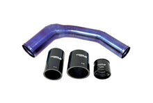 Load image into Gallery viewer, Torque Solution 2022+ Subaru WRX Titanium Top Mount Charge Pipe Kit (Burnt Purple/Blue)