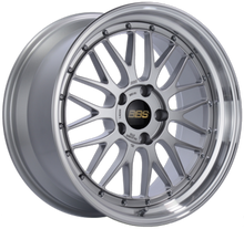 Load image into Gallery viewer, BBS LM 18x8 5x112 ET45 Diamond Silver Center / Diamond Cut Lip Wheel PFS/Clip Required