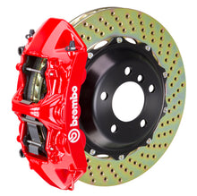 Load image into Gallery viewer, Brembo 94-99 Ferrari F355 Big Brake Kit - 380x32 2pc Drilled Rotor/6 Piston Caliper (Red)- Front Set