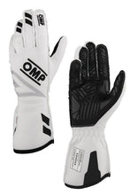 Load image into Gallery viewer, OMP ONE EVO FX GLOVES FIA 8856-2018 NAVY BLUE/CYAN SIZE XS