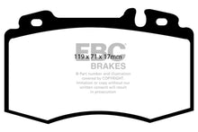 Load image into Gallery viewer, EBC 02-04 Mercedes-Benz C32 AMG (W203) 3.2 Supercharged Ultimax2 Front Brake Pads