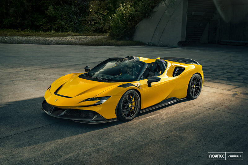 Vossen x Novitec NF10 21x9.5in - 5x114.3 BP - ET28 - Gloss Black Ferrari SF90 Front Wheel