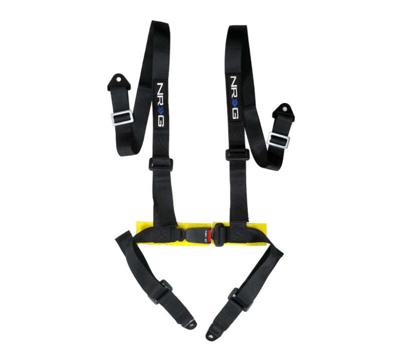 NRG 4 Point Seat Belt Harness / Buckle Lock- Black