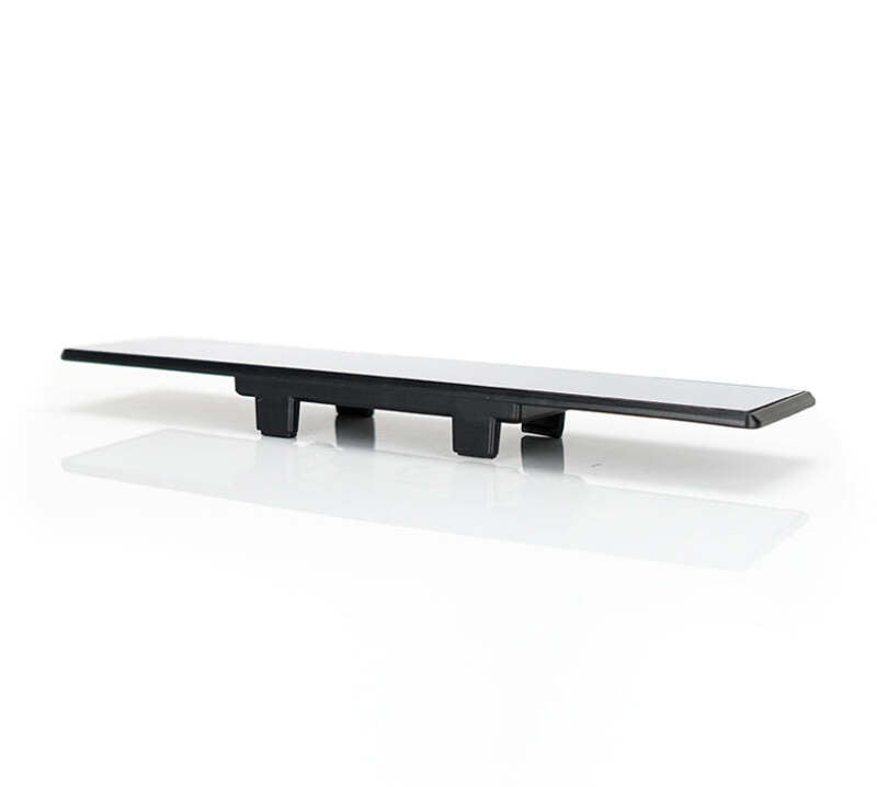 NRG 270mm Wide Panorama Clip-on Rearview Mirror - Flat w/ Blue Tint