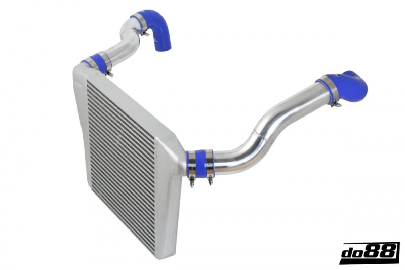do88 81-98 Volvo 740/940 Turbo (76mm Throttle) BigPack Intercooler Kit w/Blue Hoses
