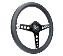 Load image into Gallery viewer, NRG Light Weight Gaming Steering Wheel - Driftz 350mm 3 Chrome Spokes Perforated Leather