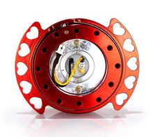 Load image into Gallery viewer, NRG Quick Release Kit - Red Body/ Red Heart Cutout Ring