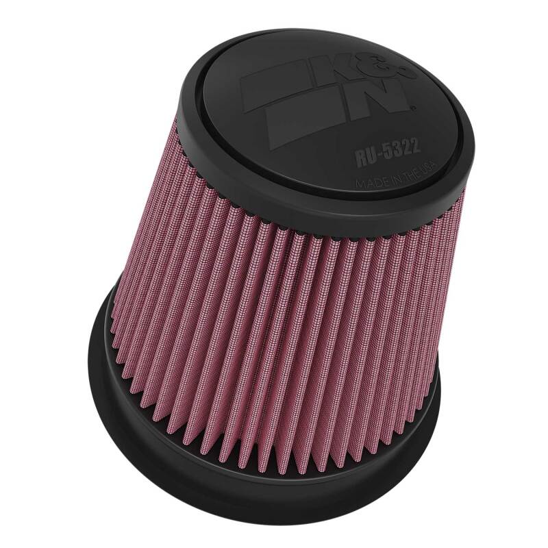 K&N Universal Clamp-On Air Filter 4-1/2in Flg 7-1/2in B 4-1/2in T 7-1/8in H Gen 3