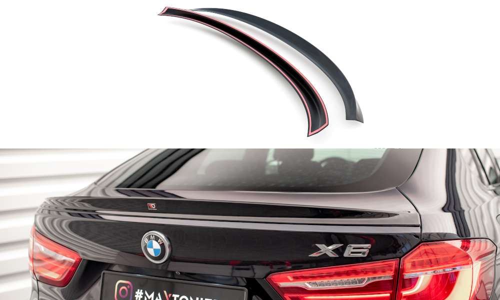 MAXTON DESIGN SPOILER CAP (3D) V.2 BMW X6 M-PACK F16