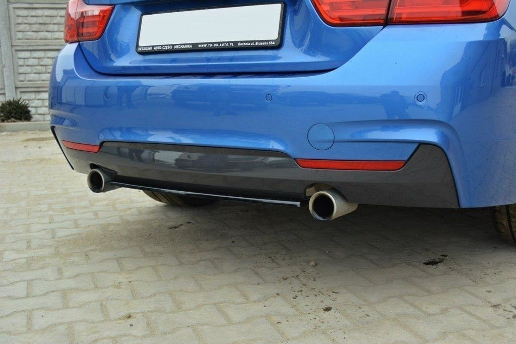 MAXTON DESIGN CENTRAL REAR SPLITTER BMW 4 F32 M-PACK (WITHOUT VERTICAL BARS)