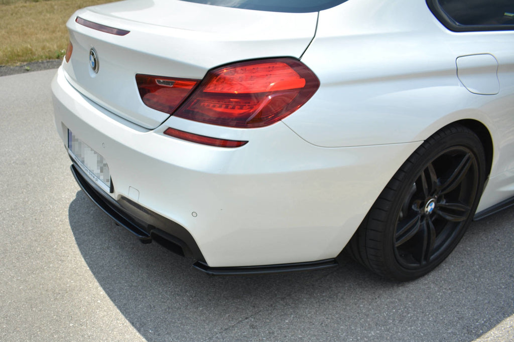 MAXTON DESIGN CENTRAL REAR SPLITTER BMW 6 GRAN COUPÉ MPACK (WITH A VERTICAL BAR)