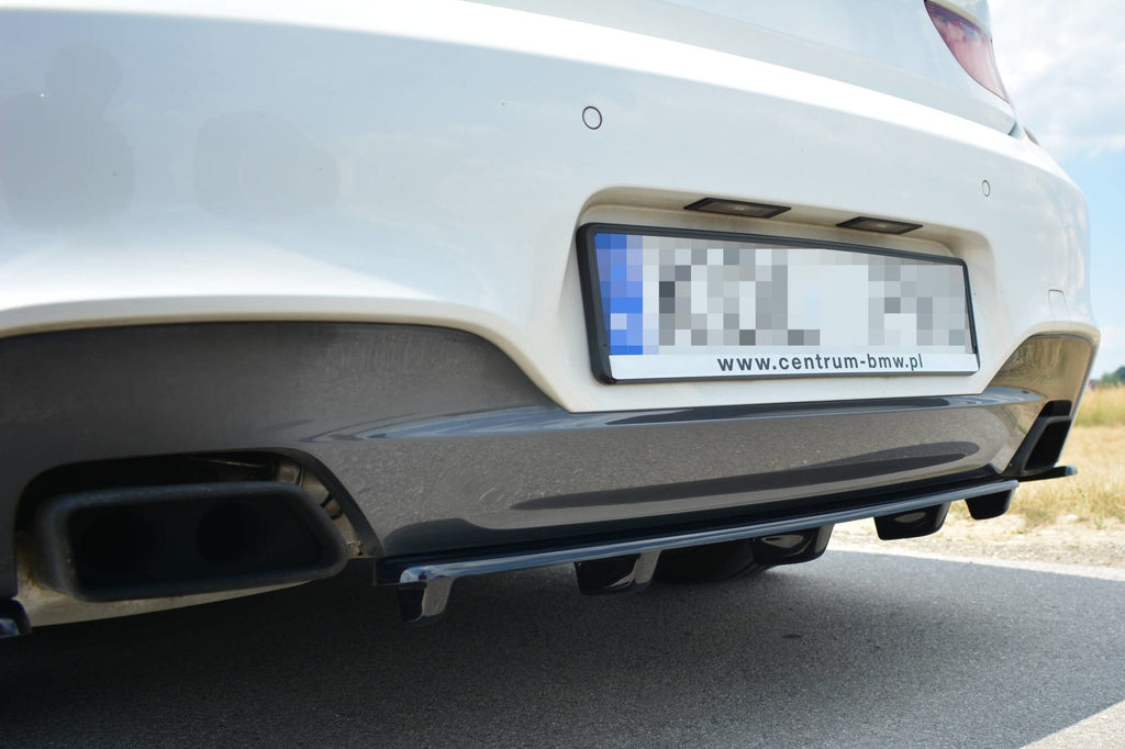 MAXTON DESIGN CENTRAL REAR SPLITTER BMW 6 GRAN COUPÉ MPACK (WITH A VERTICAL BAR)