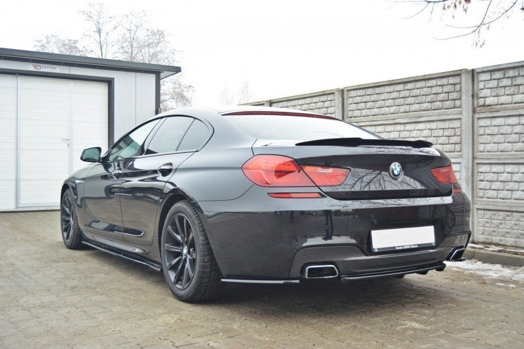MAXTON DESIGN CENTRAL REAR SPLITTER BMW 6 GRAN COUPÃ‰ MPACK (WITH A VERTICAL BAR)