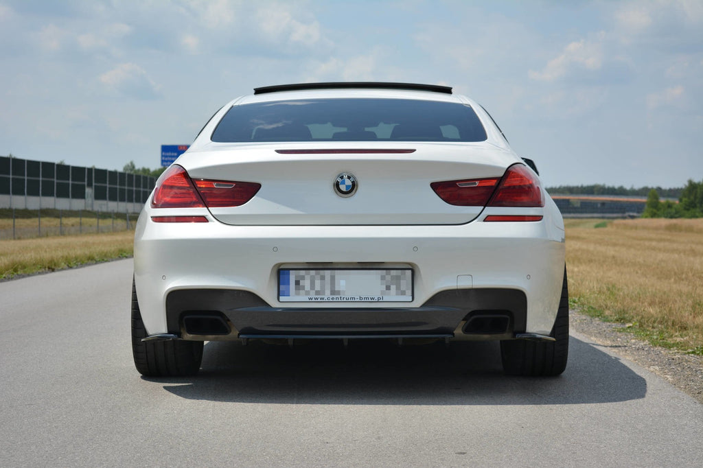 MAXTON DESIGN CENTRAL REAR SPLITTER BMW 6 GRAN COUPÉ MPACK (WITH A VERTICAL BAR)