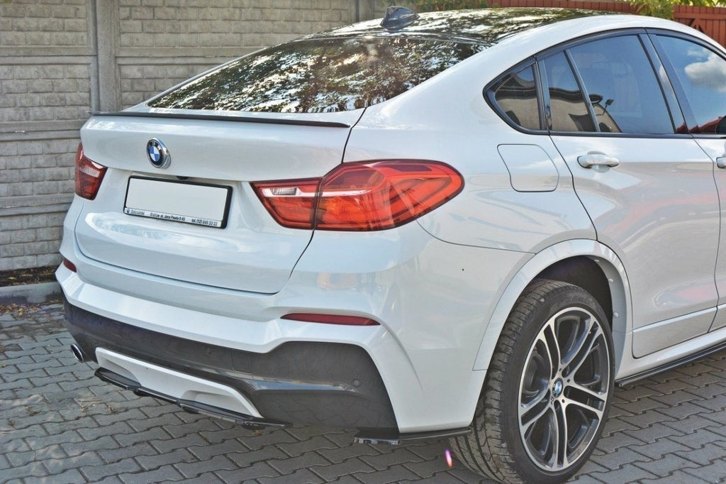 MAXTON DESIGN CENTRAL REAR SPLITTER BMW X4 M-PACK (WITH A VERTICAL BAR)