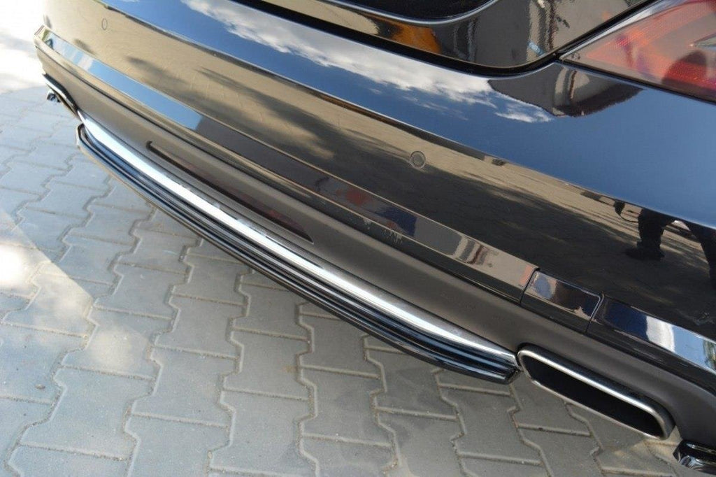 MAXTON DESIGN CENTRAL REAR SPLITTER MERCEDES CLS C218 (WITHOUT A VERTICAL BAR) AMG LINE