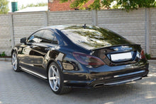 Load image into Gallery viewer, MAXTON DESIGN CENTRAL REAR SPLITTER MERCEDES CLS C218 (WITHOUT A VERTICAL BAR) AMG LINE