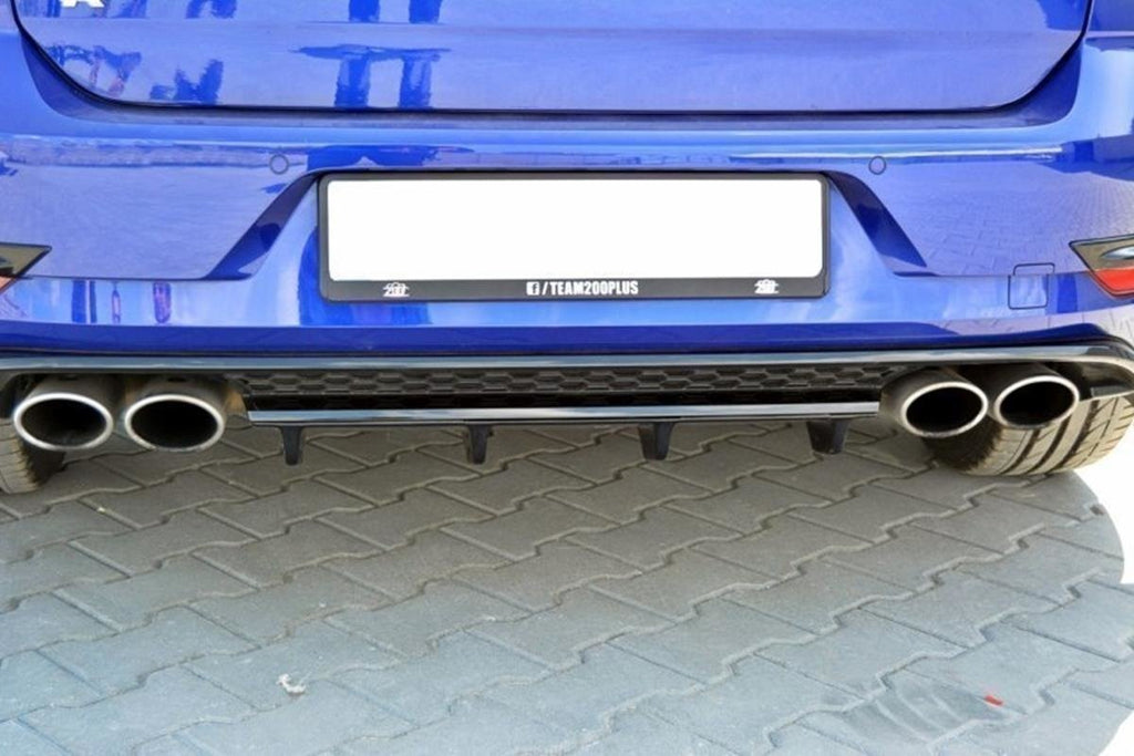 MAXTON DESIGN CENTRAL REAR SPLITTER VW GOLF VII R (FACELIFT)