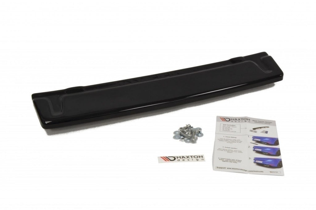 MAXTON DESIGN CENTRAL REAR SPLITTER VW GOLF VII R (WITH VERTICAL BARS)