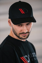 Load image into Gallery viewer, MAXTON DESIGN CAP BLACK/RED LOGO