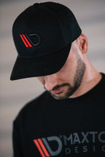 Load image into Gallery viewer, MAXTON DESIGN CAP BLACK/RED LOGO