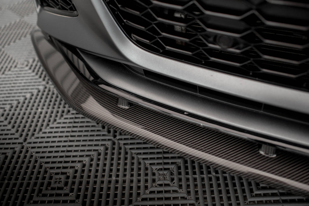 MAXTON DESIGN CARBON FIBER FRONT SPLITTER AUDI RS6 C8 / RS7 C8