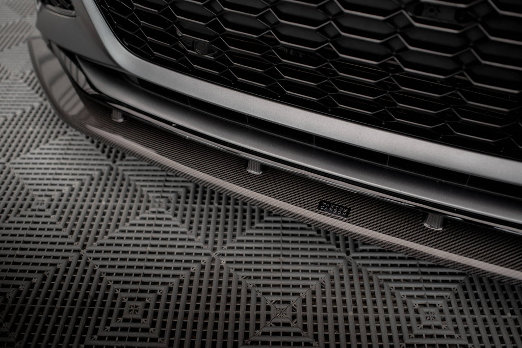 MAXTON DESIGN CARBON FIBER FRONT SPLITTER AUDI RS6 C8 / RS7 C8