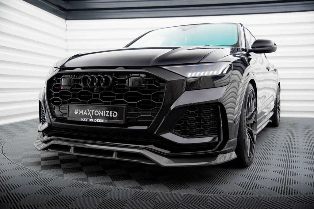 MAXTON DESIGN CARBON FIBER FRONT SPLITTER AUDI RSQ8 MK1