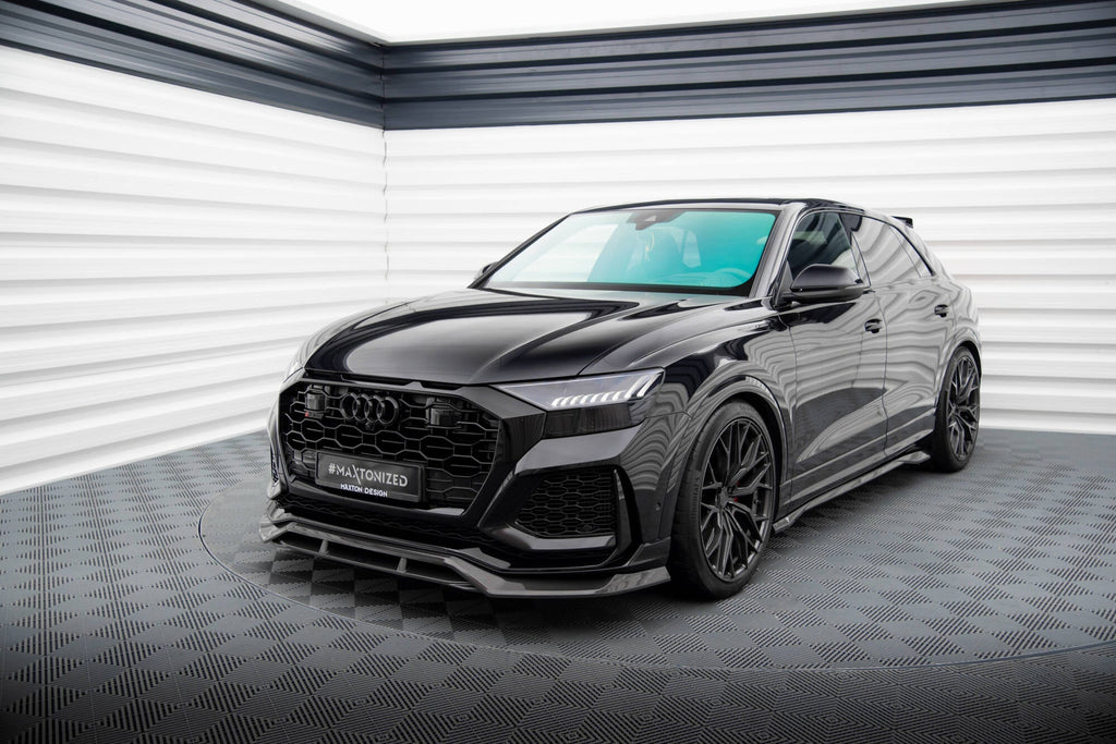 MAXTON DESIGN CARBON FIBER FRONT SPLITTER AUDI RSQ8 MK1