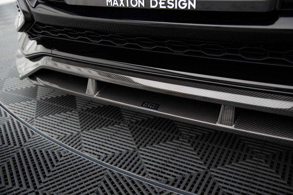 MAXTON DESIGN CARBON FIBER FRONT SPLITTER AUDI RSQ8 MK1