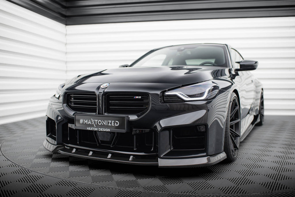 MAXTON DESIGN CARBON FIBER FRONT SPLITTER V.2 BMW M2 G87