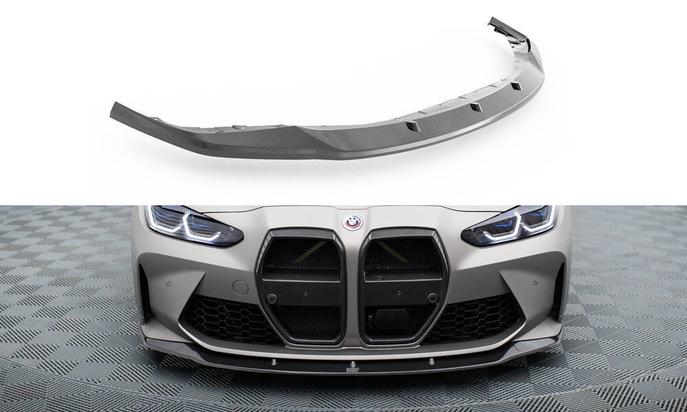 MAXTON DESIGN CARBON FIBER FRONT SPLITTER V.3 BMW M4 G82 / M3 G80