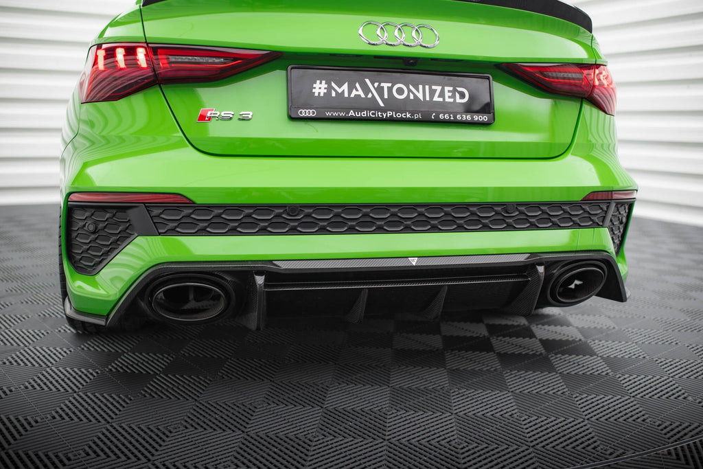 MAXTON DESIGN CARBON FIBER REAR DIFFUSER AUDI RS3 SEDAN 8Y