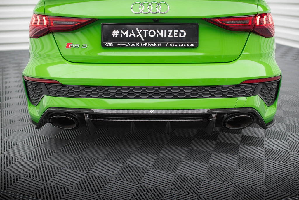 MAXTON DESIGN CARBON FIBER REAR DIFFUSER AUDI RS3 SEDAN 8Y