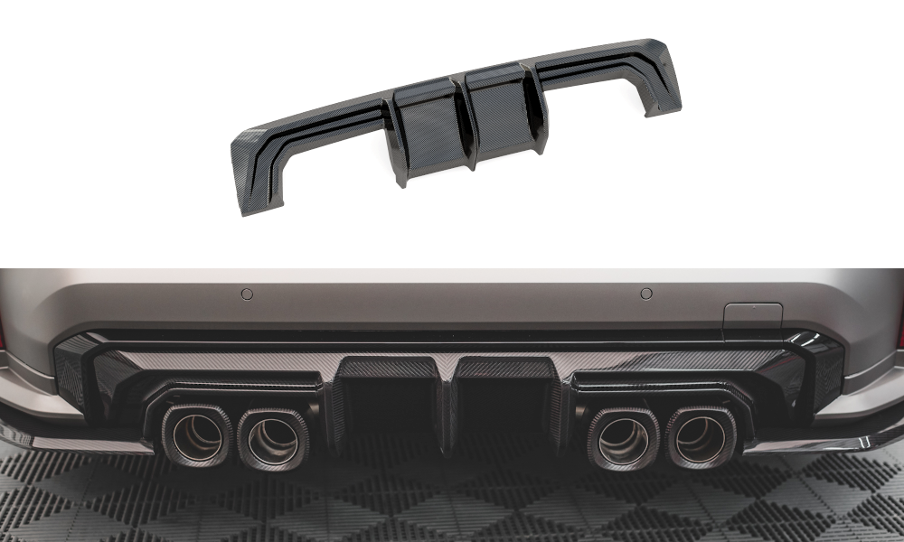 MAXTON DESIGN CARBON FIBER REAR DIFFUSER BMW M4 G82 / M3 G80