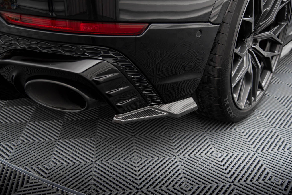 MAXTON DESIGN CARBON FIBER REAR SIDE SPLITTERS AUDI RSQ8 MK1 (for valance AU-RSQ8-1-RS1G)