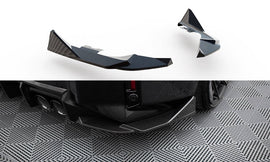 MAXTON DESIGN CARBON FIBER REAR SIDE SPLITTERS BMW M2 G87 (set for Maxton valance)