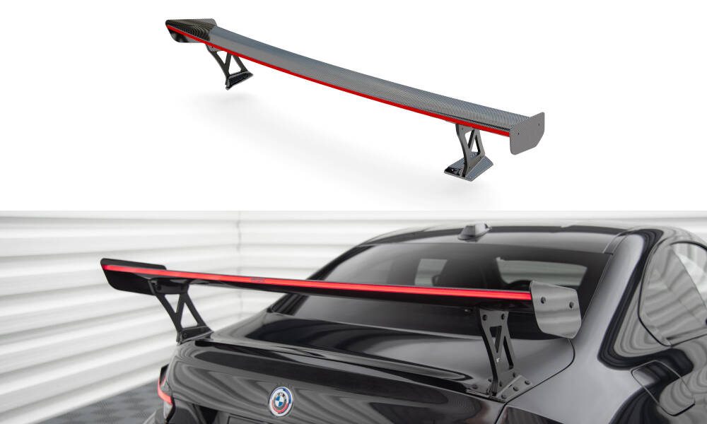 MAXTON DESIGN CARBON FIBER SPOILER +LED LIGHT BMW M2 G87