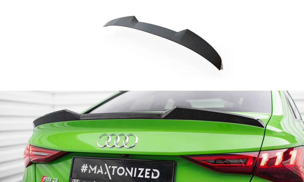 MAXTON DESIGN CARBON FIBER TAILGATE SPOILER AUDI RS3 SEDAN 8Y