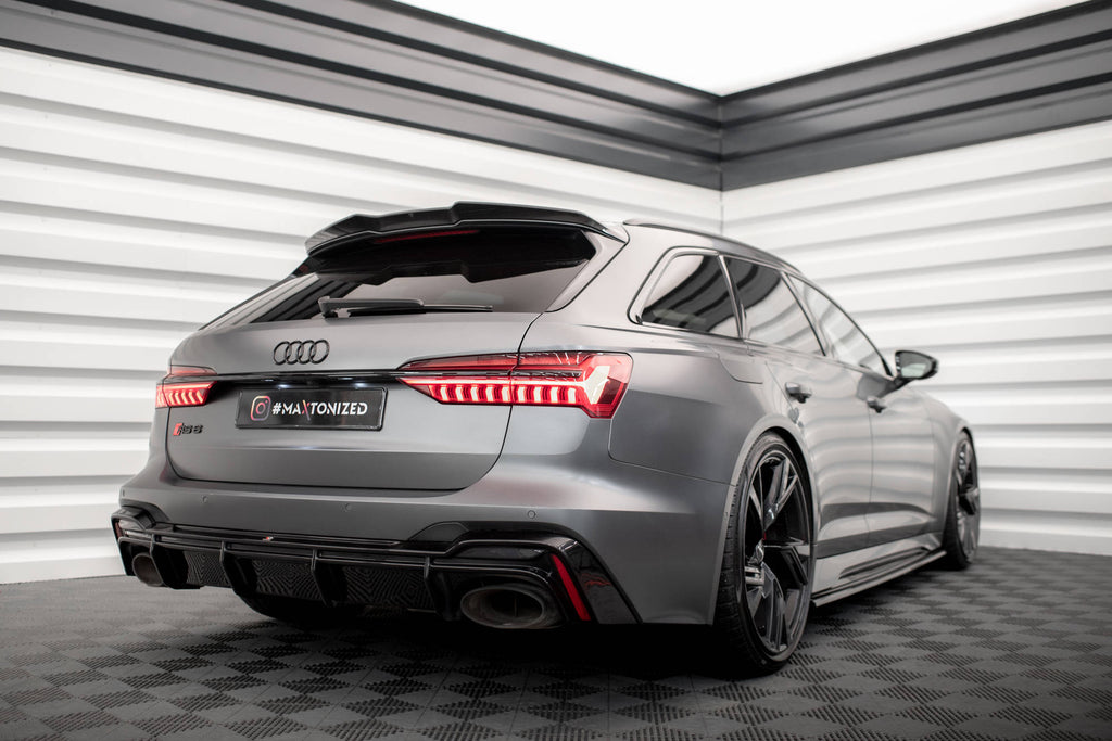 MAXTON DESIGN CARBON FIBER TAILGATE SPOILER AUDI RS6 C8