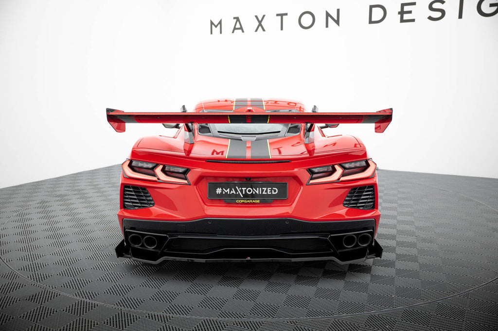 MAXTON DESIGN Carbon Spoiler + LED Chevrolet Corvette C8